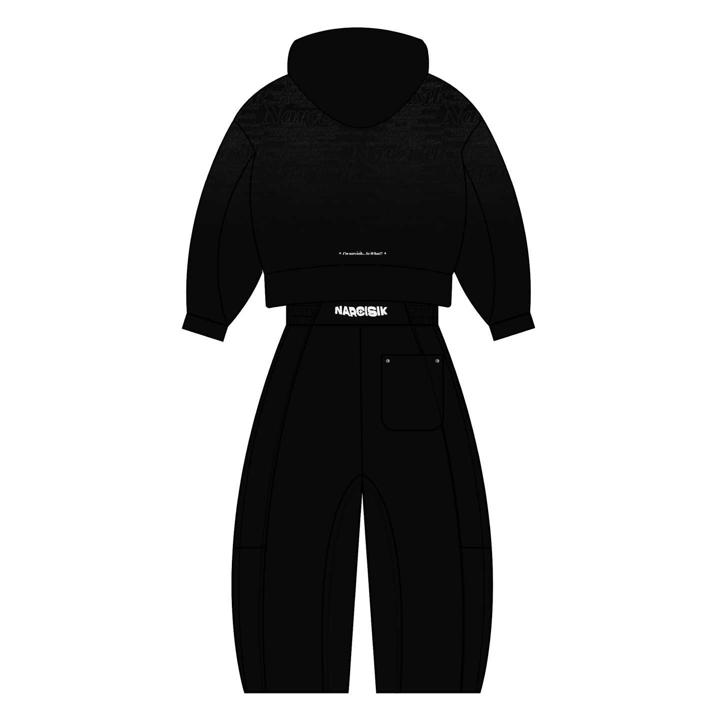 Soft Black Tracksuit - EC26