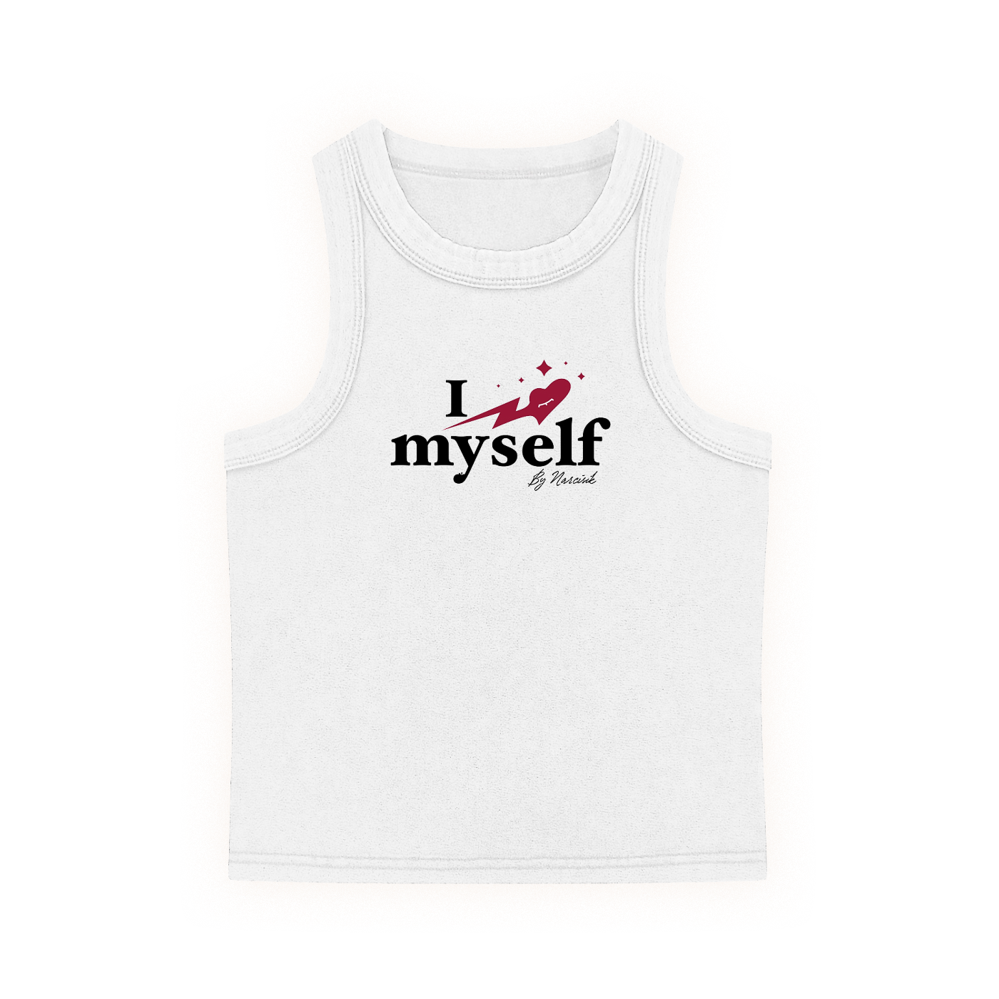 Croptop I LOVE MYSELF by Narcisik