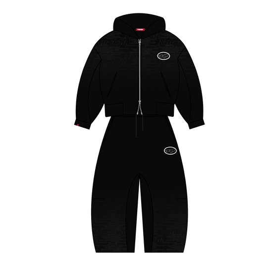 Soft Black Tracksuit - EC26